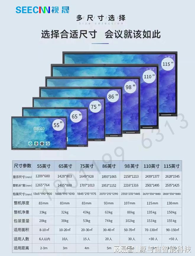 高端会议大屏怎么选115寸触摸液晶显示器和小间距哪个更强(图3)