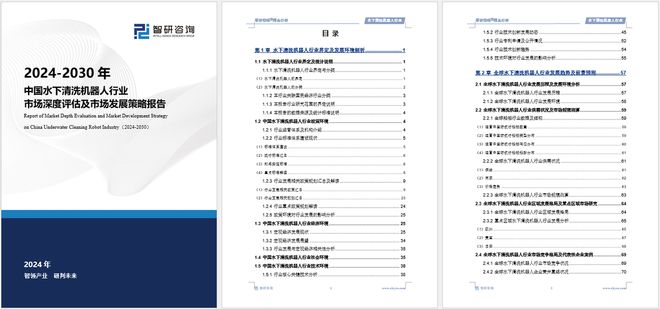 中国水下清洗机器人行业发展现状及投资前景研究报告（智研咨询）(图5)