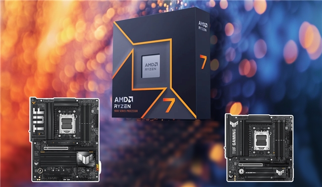 9700X超值之选华硕X870B850主板嗨翻购