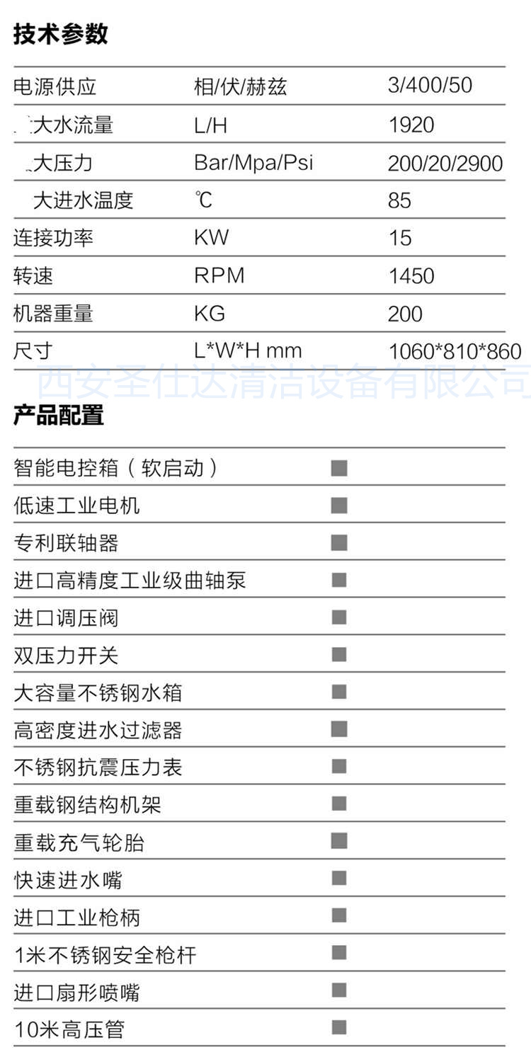 工业级高压热水泵清洗机FS3220HT(图2)