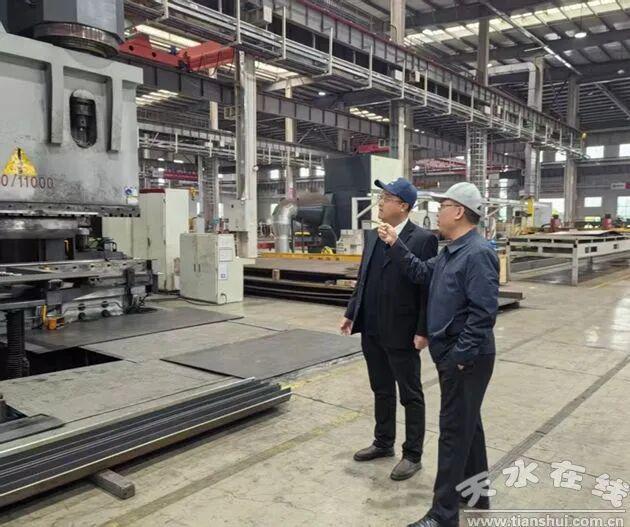 天水锻压集团董事长白峰赴马鞍山博望核心生产供应商考察交流(图5)