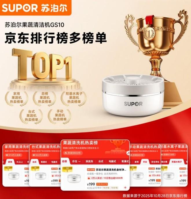 食材净化器哪种好？2025最建议买的三款果蔬净化清洗机：口碑公认(图3)